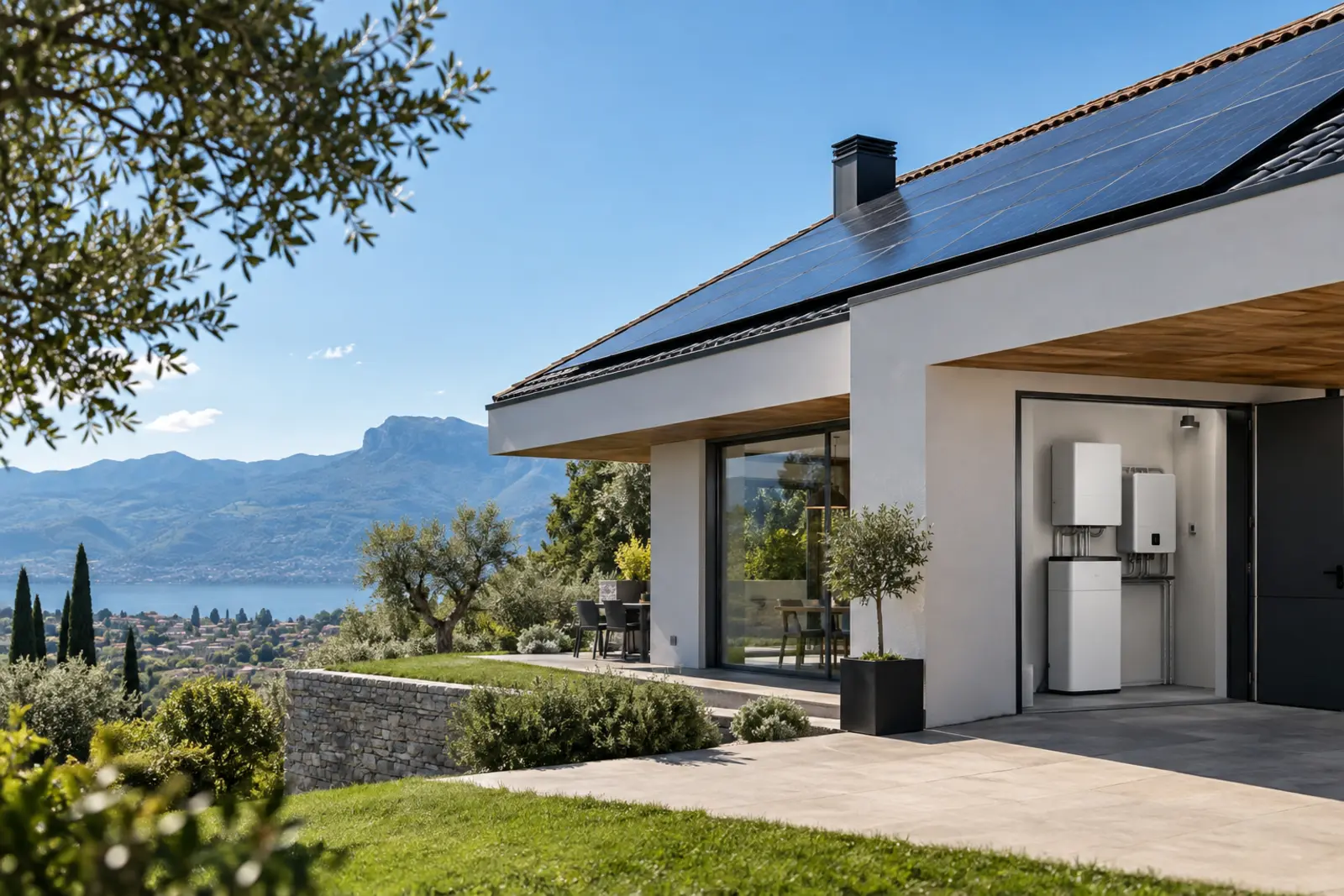 Impianto fotovoltaico residenziale con sistema di accumulo in piena luce diurna