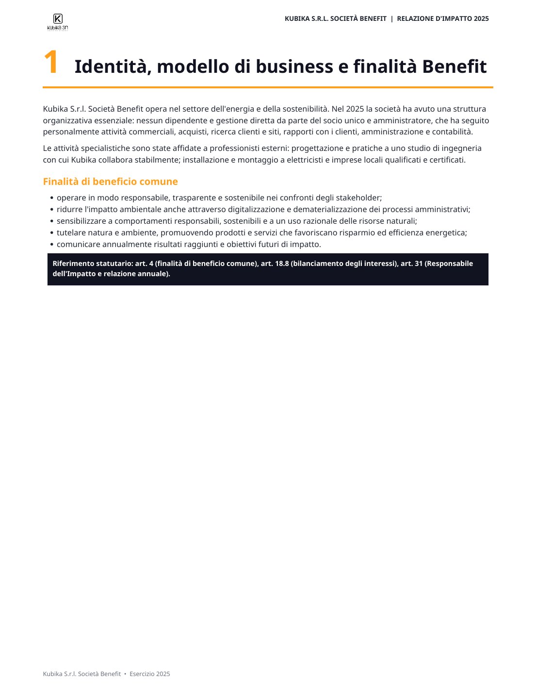 Relazione d’Impatto 2025, pagina 4