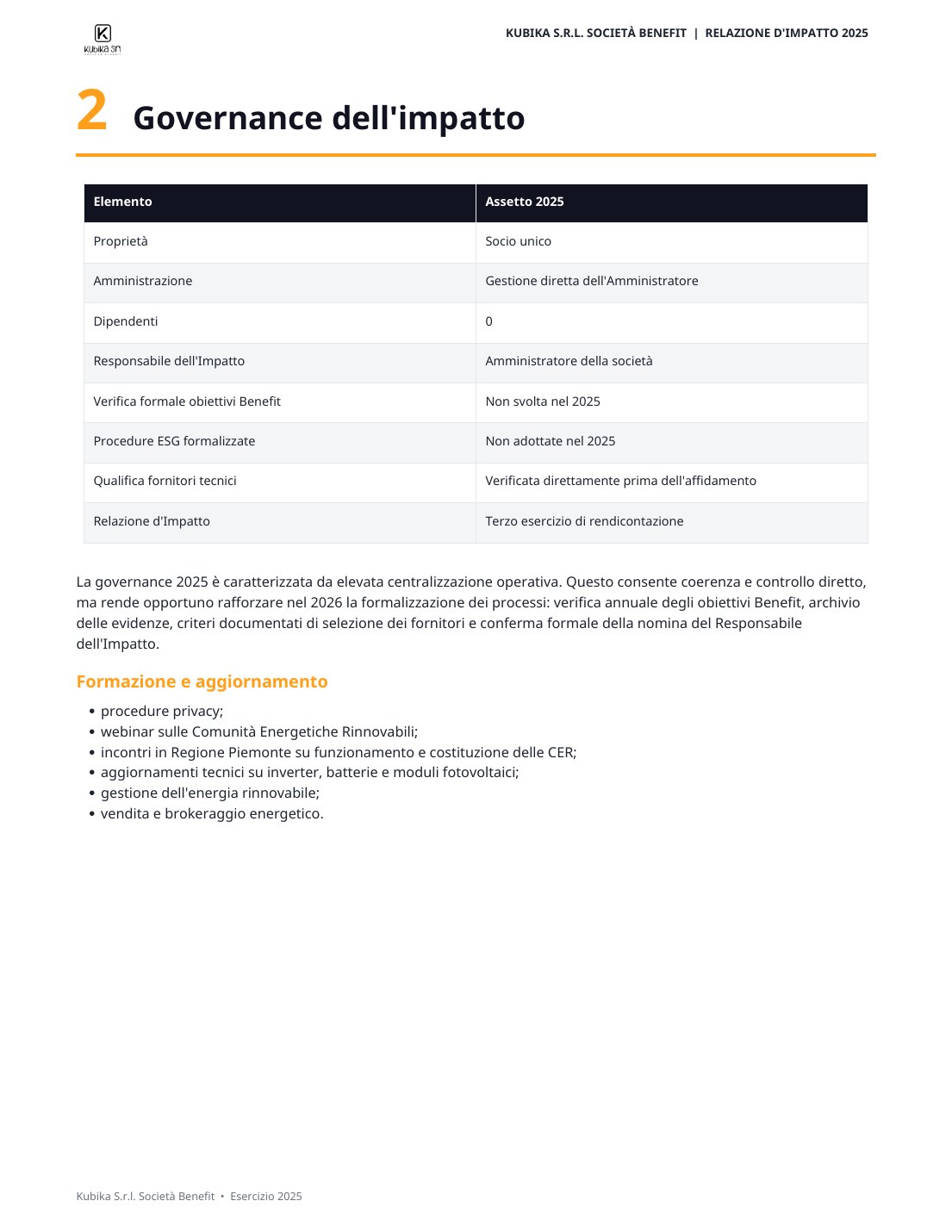 Relazione d’Impatto 2025, pagina 5