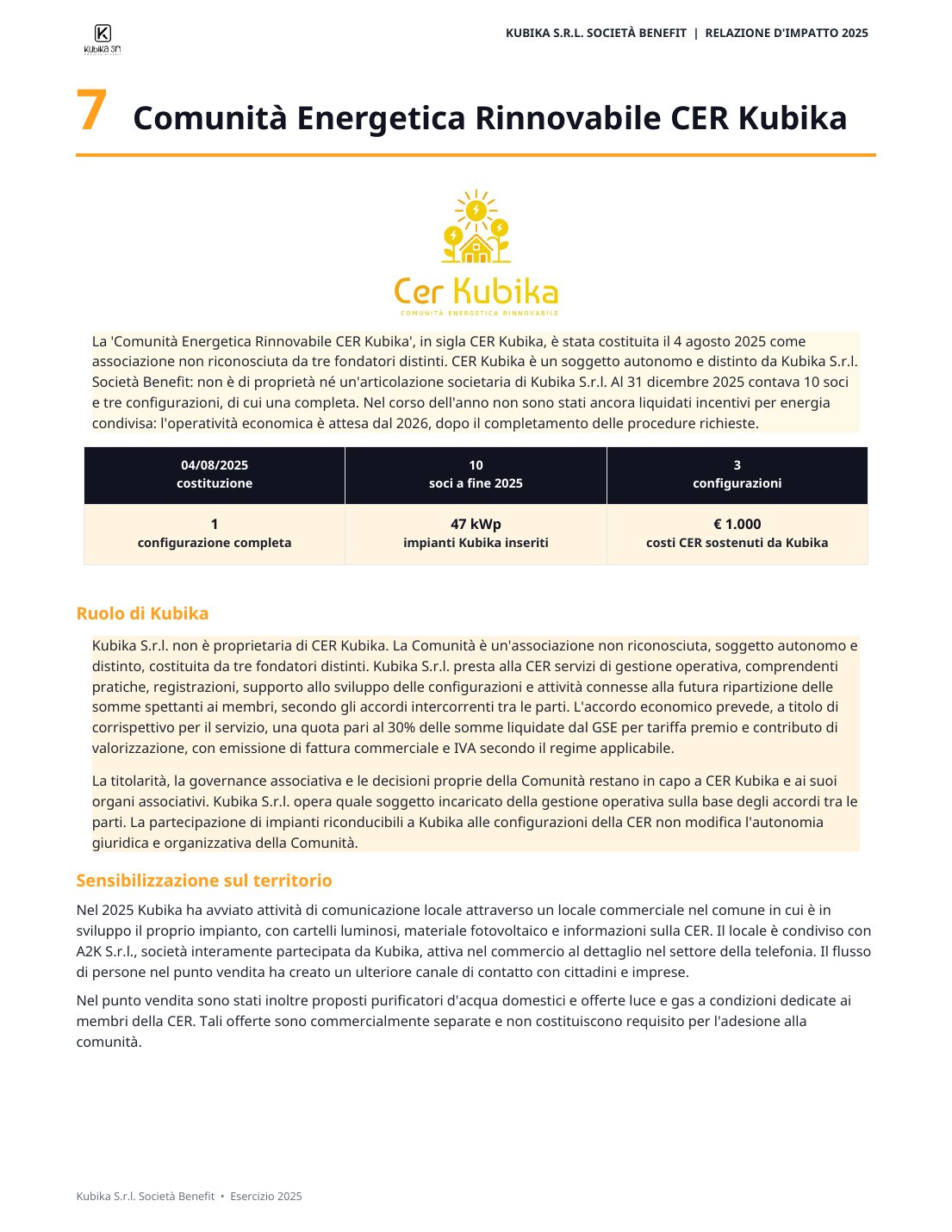Relazione d’Impatto 2025, pagina 10