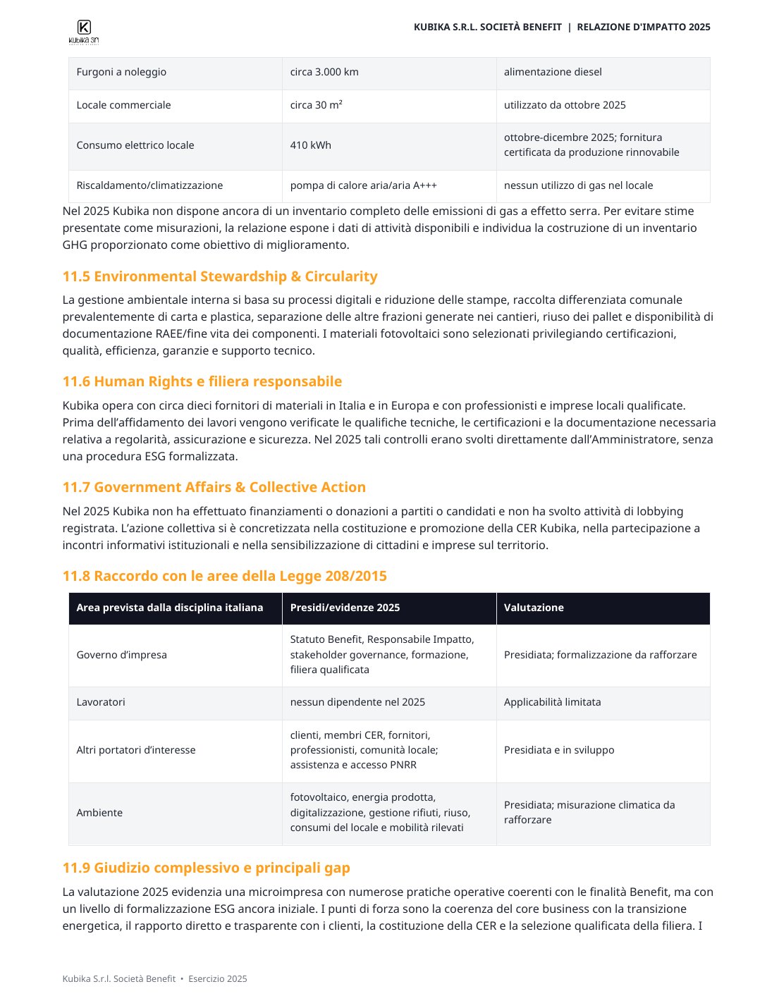 Relazione d’Impatto 2025, pagina 16